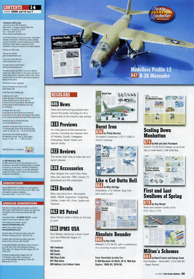 Scale Aviation Modeller International 2008-07